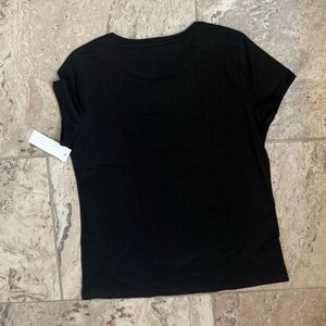 NWT Size Large (10/12) Wonder Nation Plain Black Top